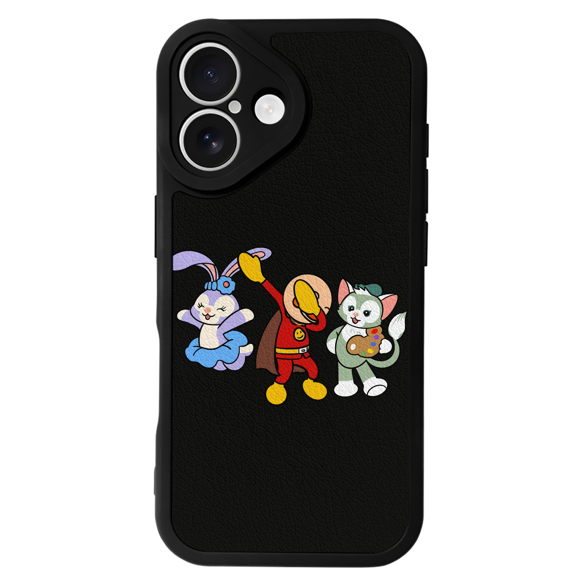 （画像用） アンパンマン Anpanman 【iPhone 16シリーズ対応】シリコンスマホケース（レザー調） 材質：シリコン